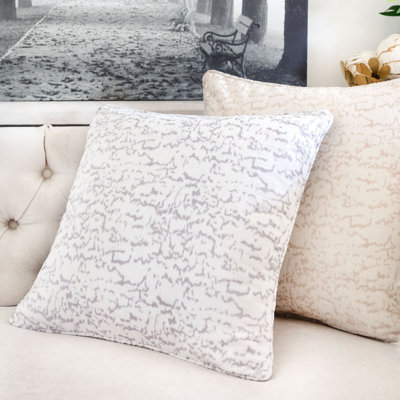 Kily Toile Velvet Throw Pillow