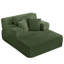 Lit convertible surdimensionné surdimensionné sans lit et chaise longue en velours côtelé moelleux avec siège profond, petit espace, 2 coussins, mousse à mémoire de forme, sans assemblage-774600195