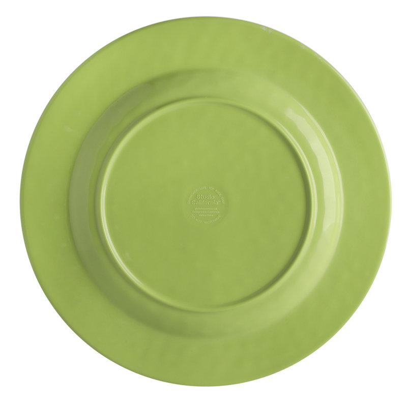 Gibson Mauna Green Melamine 12-Piece Dinnerware Set