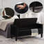 Banc de rangement en velours Mayfair-801231687