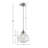 Elm Bell-Shaped 1-Light Glass Pendant
