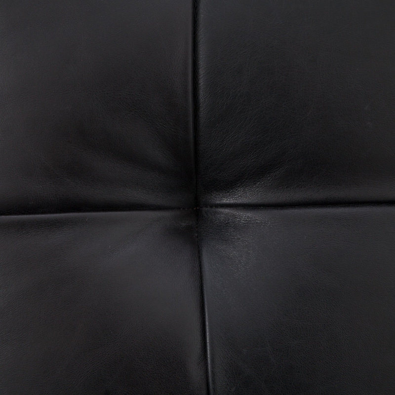Dylan Sofa, Brown, Rider Black Genuine Leather