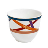 Missoni Arabic Cup Nastri Multicolor Luxury Box Set 6 Pcs. Diam. 3.3", H 2.3"
