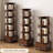 Nut-Brown Modern Solid wood Standard Bookcase-289545541