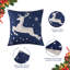 Ensemble de 4 housses de coussin en velours de Noël-135813857