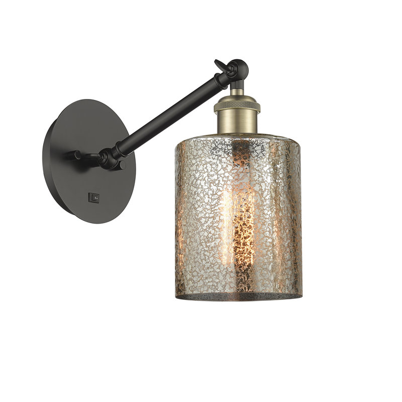 Shauna Armed Sconce, Incandescent, Black Antique Brass