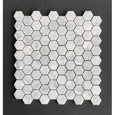 Carreau de mosaïque en marbre et mur de marbre 1,25 "x 1,25"
