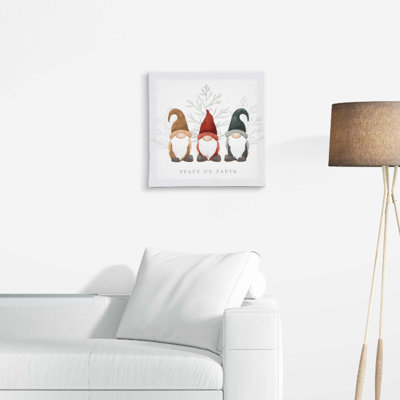 Peace on Earth Woody Gnomes, peinture sur toile, décoration murale