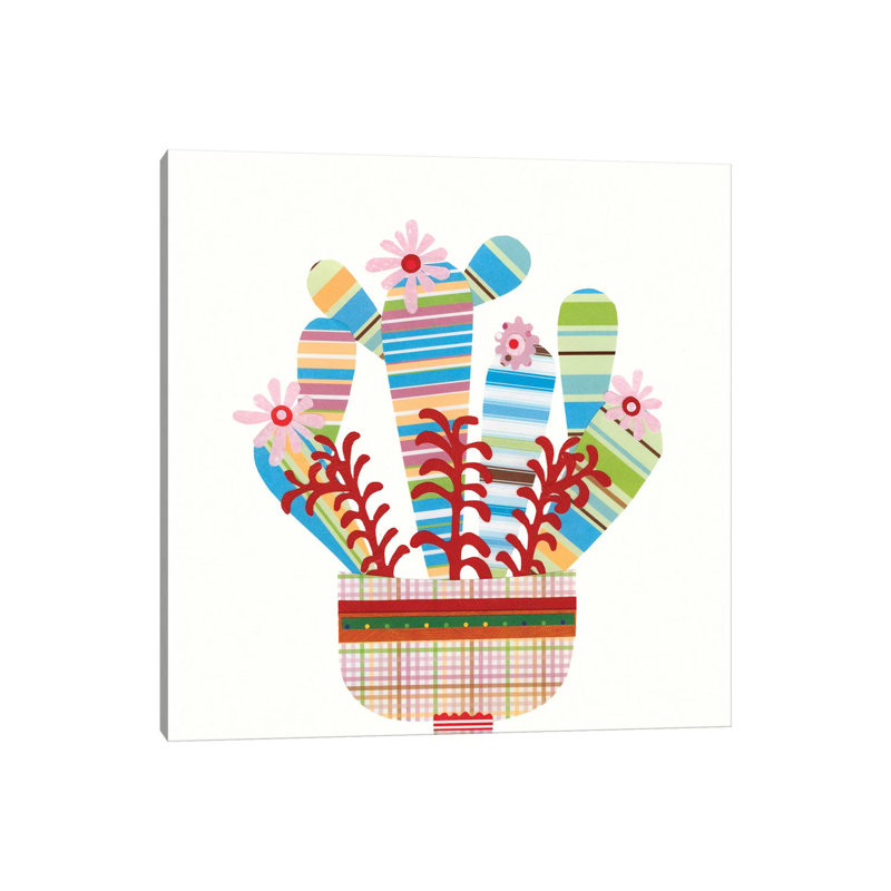 Cheerful Succulent VI by Regina Moore - Wrapped Canvas Gallery-Wrapped Canvas Giclée, 30.48cm H x 30.48cm W