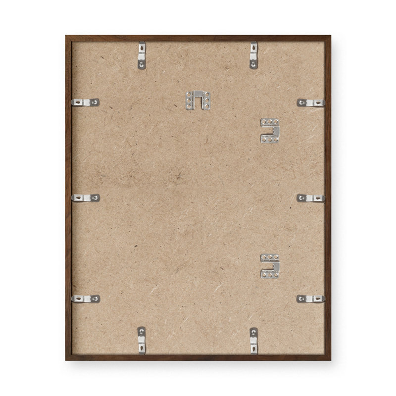 Walnut Wood 18x24 Picture Frame with Plexiglass Cover
