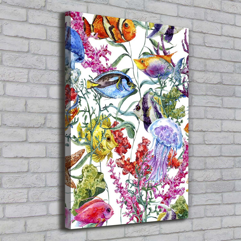 Underwater World - Wrapped Canvas Print