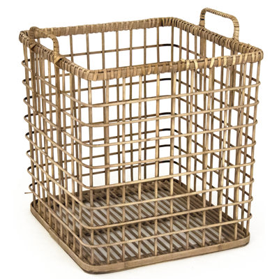 Solid Wood Decorative Basket