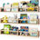 Étagères flottantes pour chambre de bébé - Ensemble de 3 tablettes murales en bois pour les livres de bébé, les jouets et le rangement décoratif - Conception peu encombrante avec installation facile
