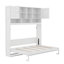 Lit escamotable avec grand espace de rangement et rayures