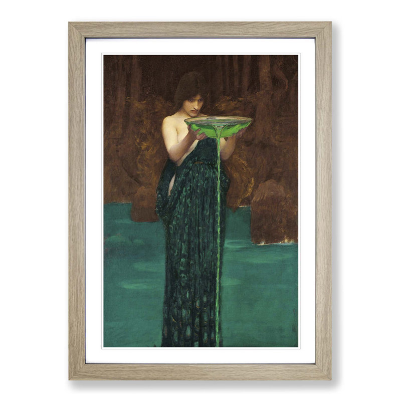 John William Waterhouse - Single Picture Frame Painting, Oak