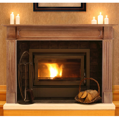 The Alamo Wood Fireplace Surround