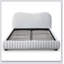 Grand lit plateforme tapissier Norme