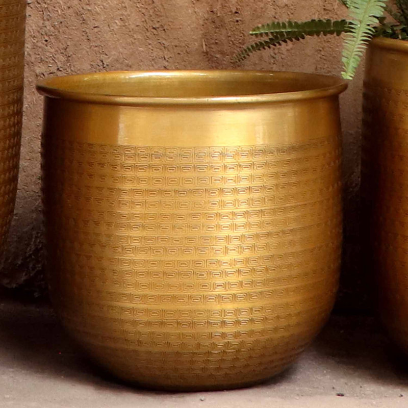 Rohoman Handcrafted Indoor Pot Planter, 34cm H x 33cm W x 34cm D