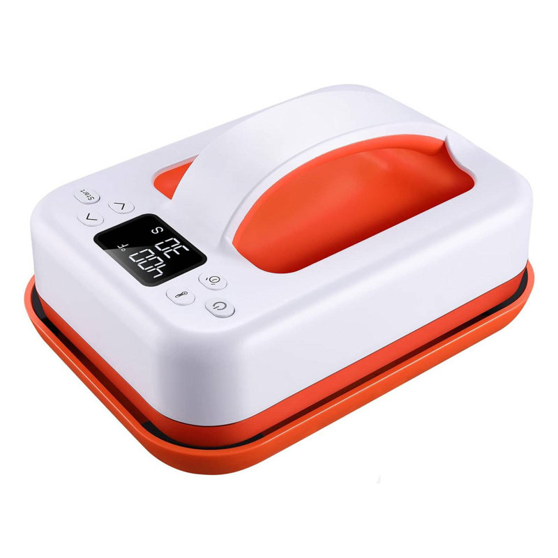 Himimi Non Stick Soleplate Stream Press, Orange/White