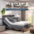 Split King Massaging Adjustable Bed with Wireless Remote Mattress Included