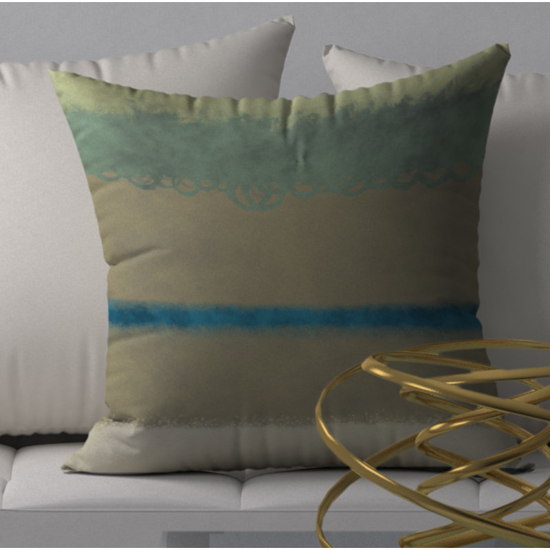 Housse de coussin décorative carrée connaisseur/insert, 18 po x 18 po