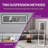 Myianna 63in Standing Bathroom Mirror Adjust 3 Color Temperature