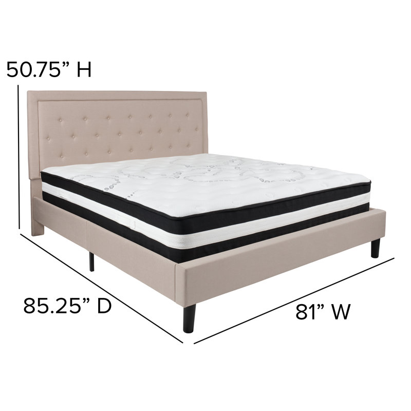 Matelas Aluino, Beige, Très grand