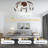Dewone 20.1 inch Smart APP Low Profile Ceiling Fan with LED Dimmable Light Remote Control 6-Speed Flush Mount
