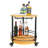 19.68'' W Double removable coffee round table with hook and bottle holder