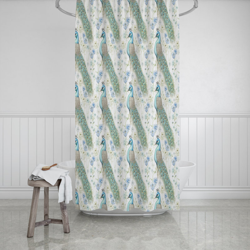 Adhya Shower Curtain, 83" H x 70" W