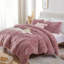 Ensemble d'édredon Fluffy 3 pièces - édredon toutes saisons de luxe avec deux taies d'oreiller-116925516-116925518