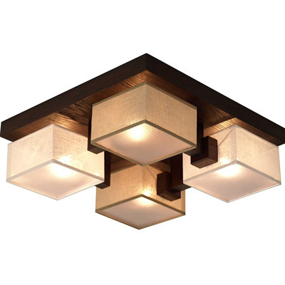 Fabric Semi Flush Mount