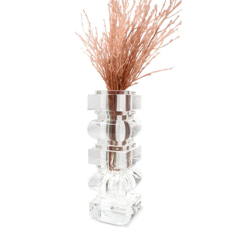 Jontarius Crystal Table Vase