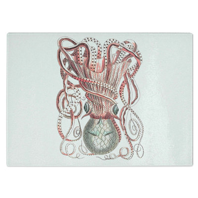Tempered Glass Cuttlefish Chopping Board
