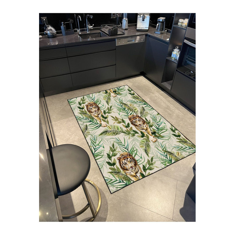 Tapis décoratif Modern, Sous-tapis rond 3 pi 3 po inclus