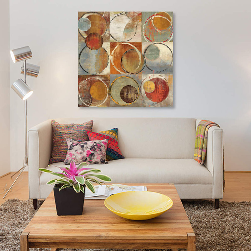 « luster iv », impression sur toile, H 18 po x l 18 po x P 1,5 po, Pas de tapis, Toile tendue