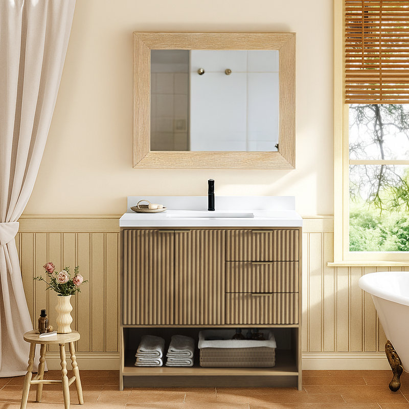 Ensemble de meuble-lavabo gris Maxbano 