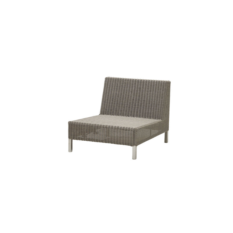Connect Outdoor Wicker Reversible Patio Sectional with Cushions, Right Hand Facing, Taupe