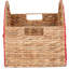 Panier en osier Dorothy Rainbow (2 pièces), grande et moyenne taille, jacinthe d'eau tissée à la main