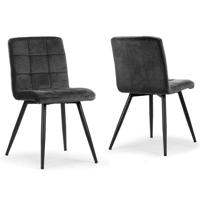 Chaise d'appoint Bolick, Noir