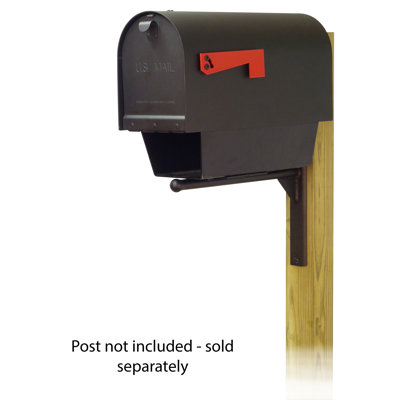 Titan Aluminum Post Mounted Mailbox