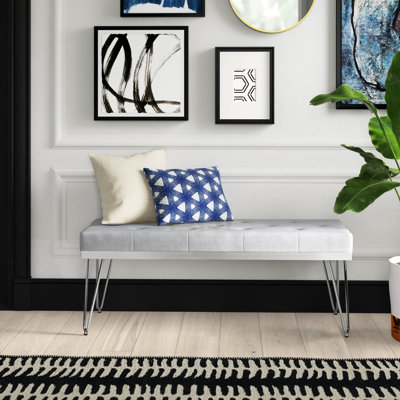 Brychan Faux Leather Upholstered Bench