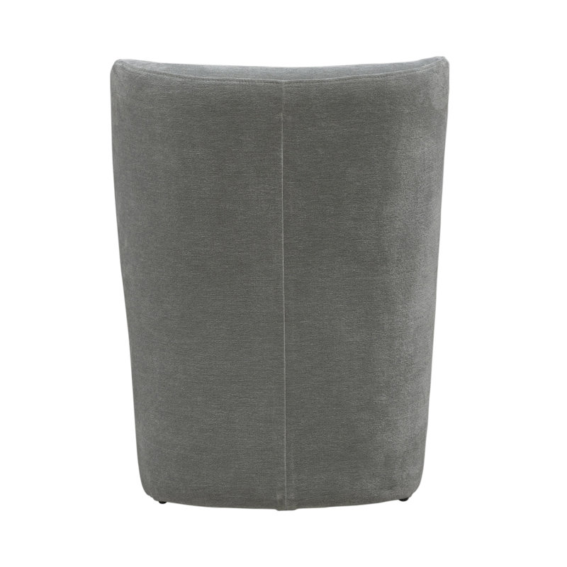 Faouzi Upholstered Dining Chairs w/ Casters, Sapphire