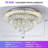 20IN Modern Dimmable Crystal Chandeliers Flush Mount Ceiling Light with Remote Control, Gold-1667943542-1667838859