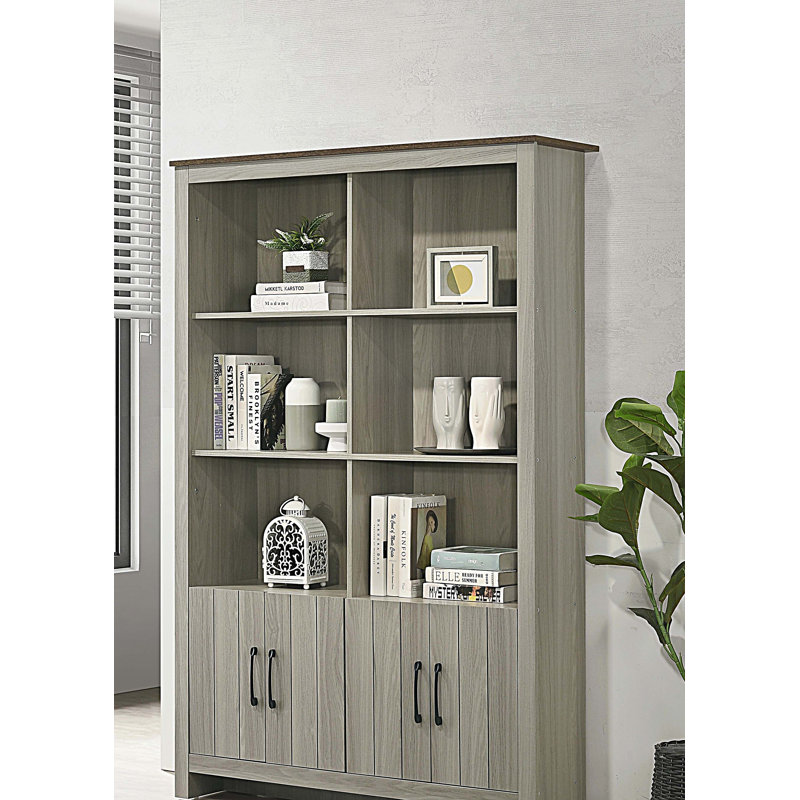 Bibliothèque l 47 "avec portes d'armoire