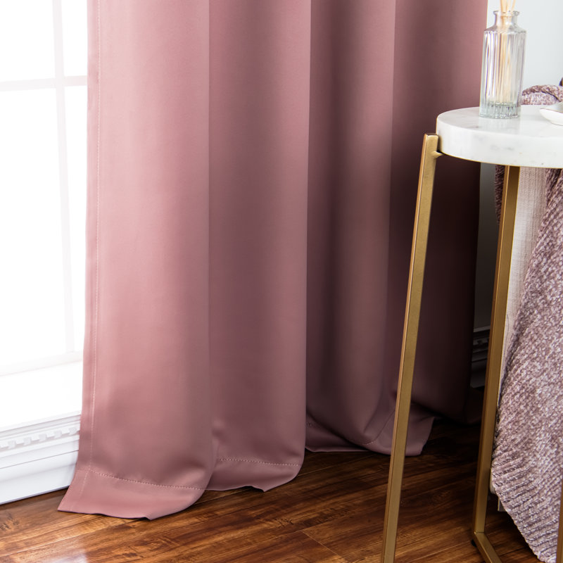 Rideau en polyester, Mauve