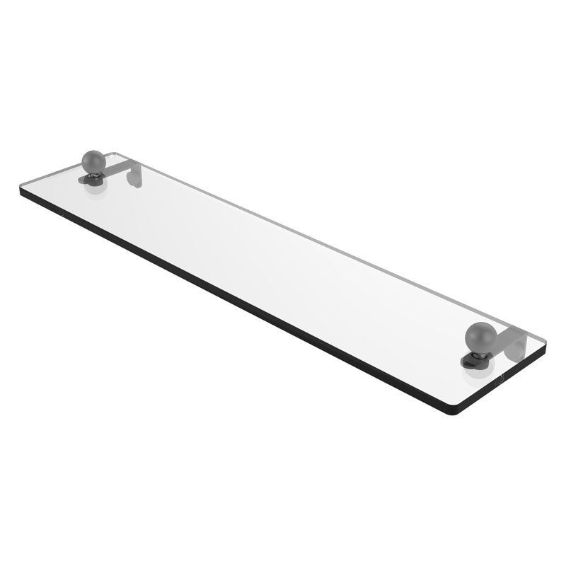 Tablette murale Morosini, 22 po, Gris mat