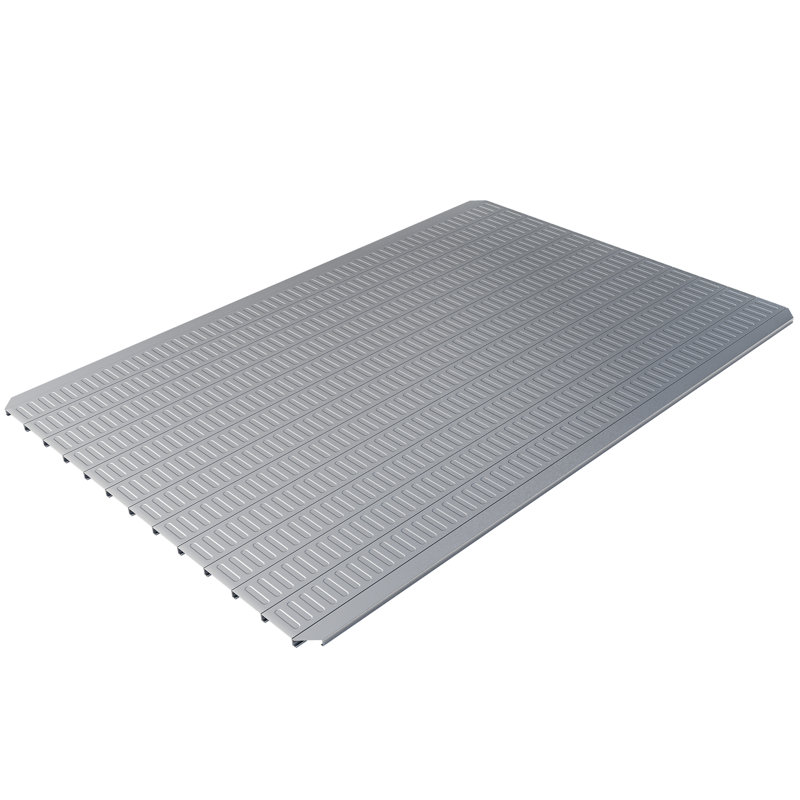 Rowlinson Metal Flooring Kit, 2.10" H x 202.20" W x 73.90" D