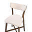 Upholstered Counter Stool with Solid Wood Frame