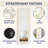 Crystal Tufted Full Body Mirror, Large Floor Mirror, Full length Mirror, Standing Mirror, Big mirror-1041664396